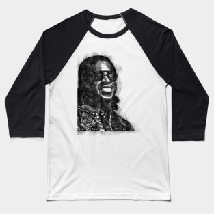Retro Stevie Wonder Baseball T-Shirt
